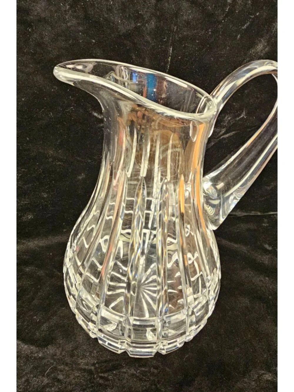 Badash Crystal Alice Pattern Vintage Cut Glass Pitcher 8